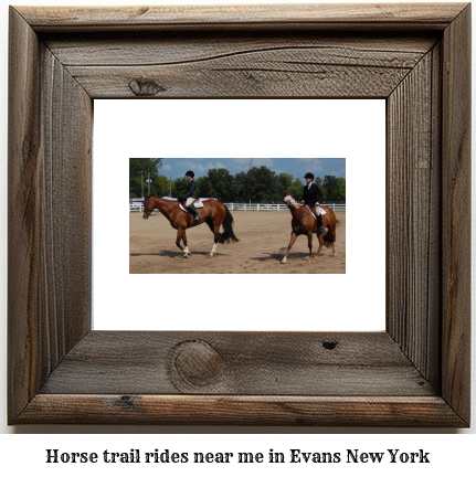 horse trail rides near me in Evans, New York